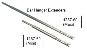bar hanger extenders 1287 mini and maxi