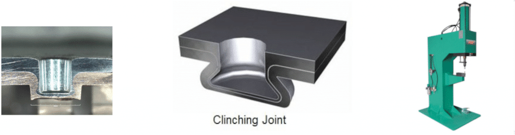 clinch joining sheet metal