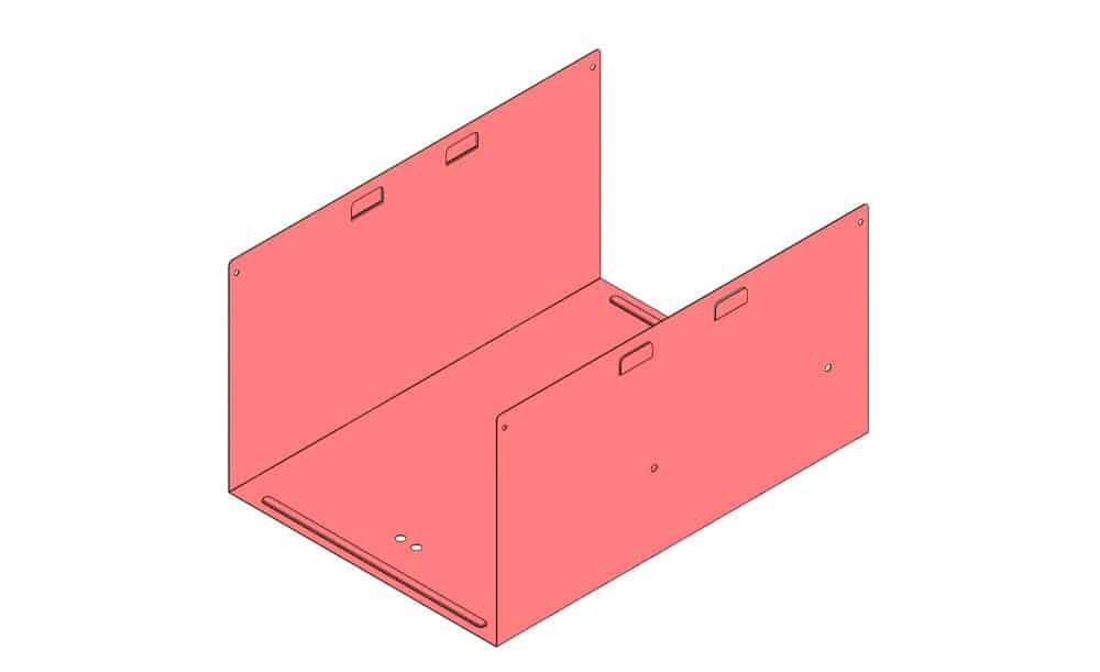 Flat Knockdown I.C. Box, Part A #1233-1, #1233-1-10 & #1233-1-11