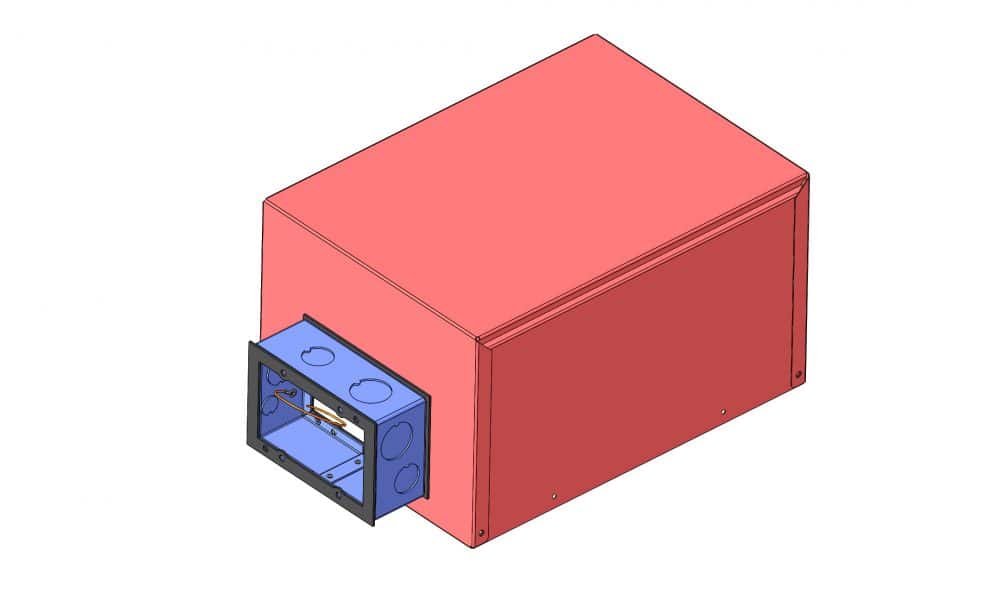 Chicago Plenum I.C. Box   L:11-3/4, W:8-1/2, H:6-3/4