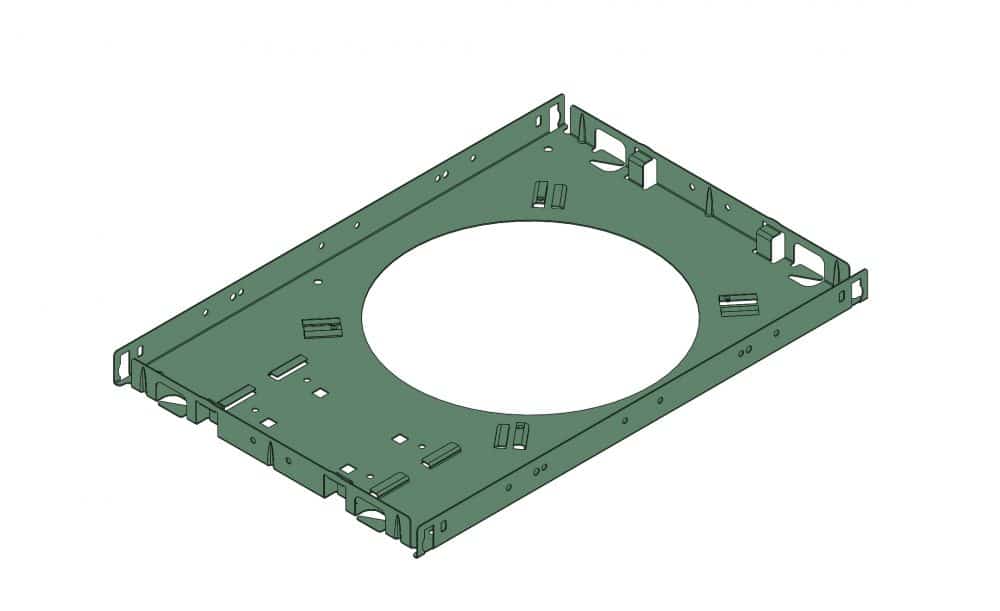 Plaster Frame #1431-XX        L:12-1/2", W:8-5/8"