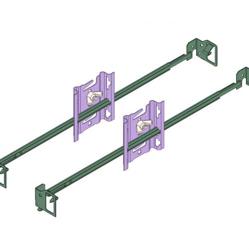 Ensemble de supports chenille et barres de suspension #1054/1287K