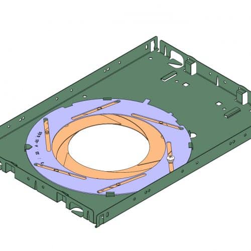 The Shutter lighting plaster frame