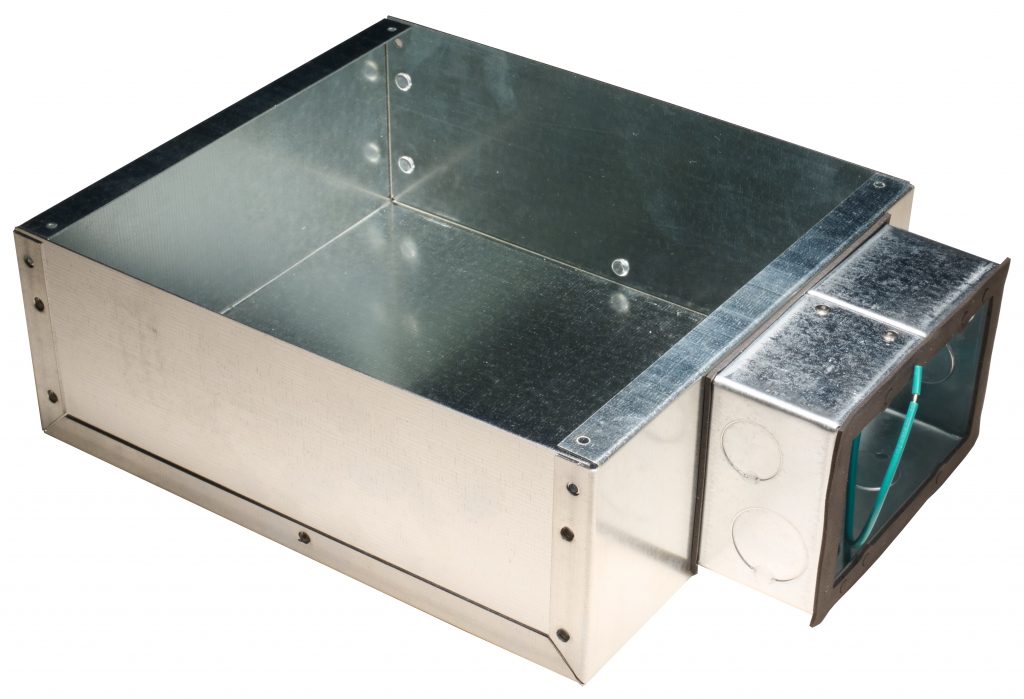 1485 series low profile IC box with junction box