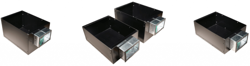 pre-painted black IC box assemblies