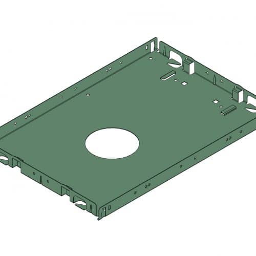 Plaster Frame #1231-XXA. L:12-7/16 x W: 8-5/8