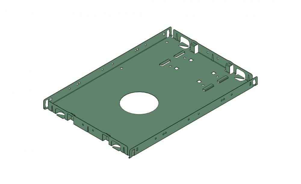 Plaster Frame #1231-XXB. L:12-7/16 x W: 8-5/8