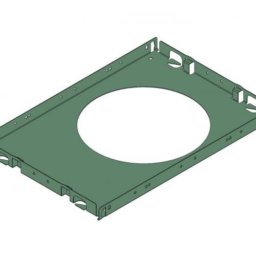 Chicago Plenum Plaster Frame #1286-XX. L: 12-7/16 x W:8-5/8