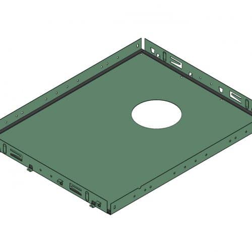 Plaster Frame #1486-1-XXAT. L: 15-1/8 x W: 12-1/8