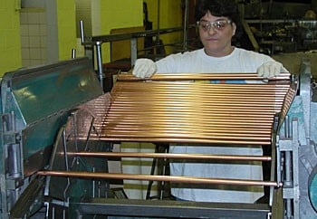 Small diameter threaded tubes